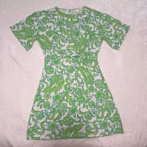 NWT Lilly Pulitzer Shaw Dress in Resort White Daffodil Hill